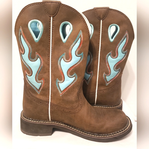 Ariat Women's Fatbaby Cowgirl Western Boots Size 8.5B - Picture 4 of 16